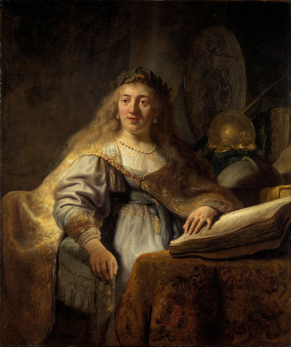 Minerva in Her Study by Rembrandt