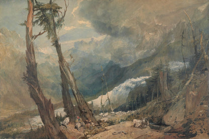 Mer de Glace, in the Valley of Chamouni, Switzerland by J. M. W. Turner