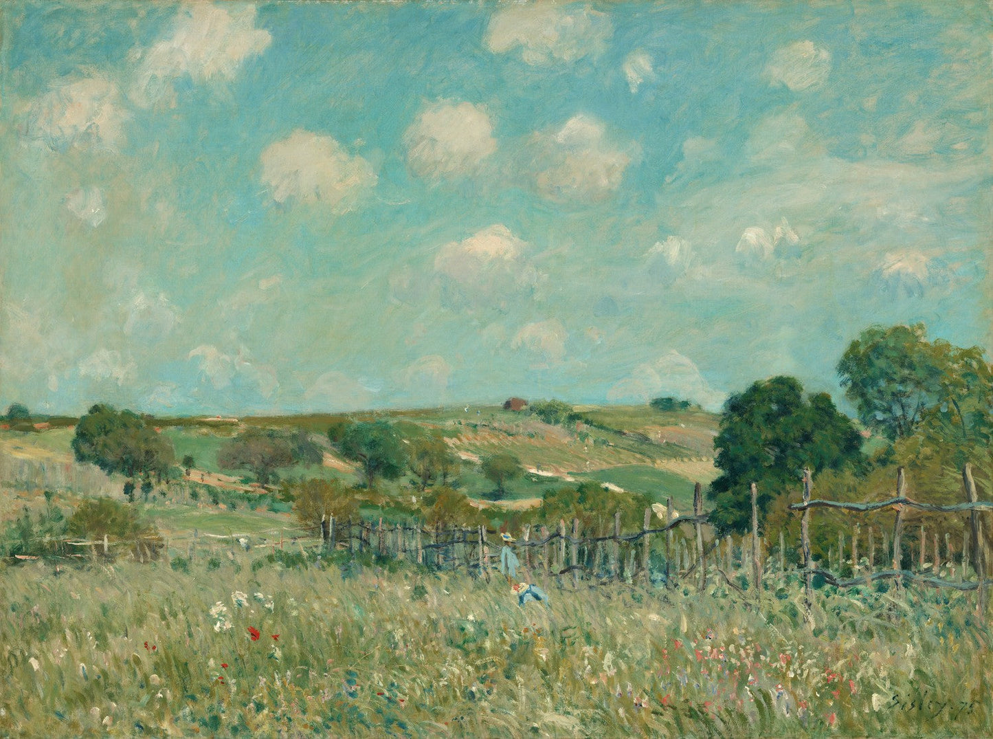 Meadow by Alfred Sisley