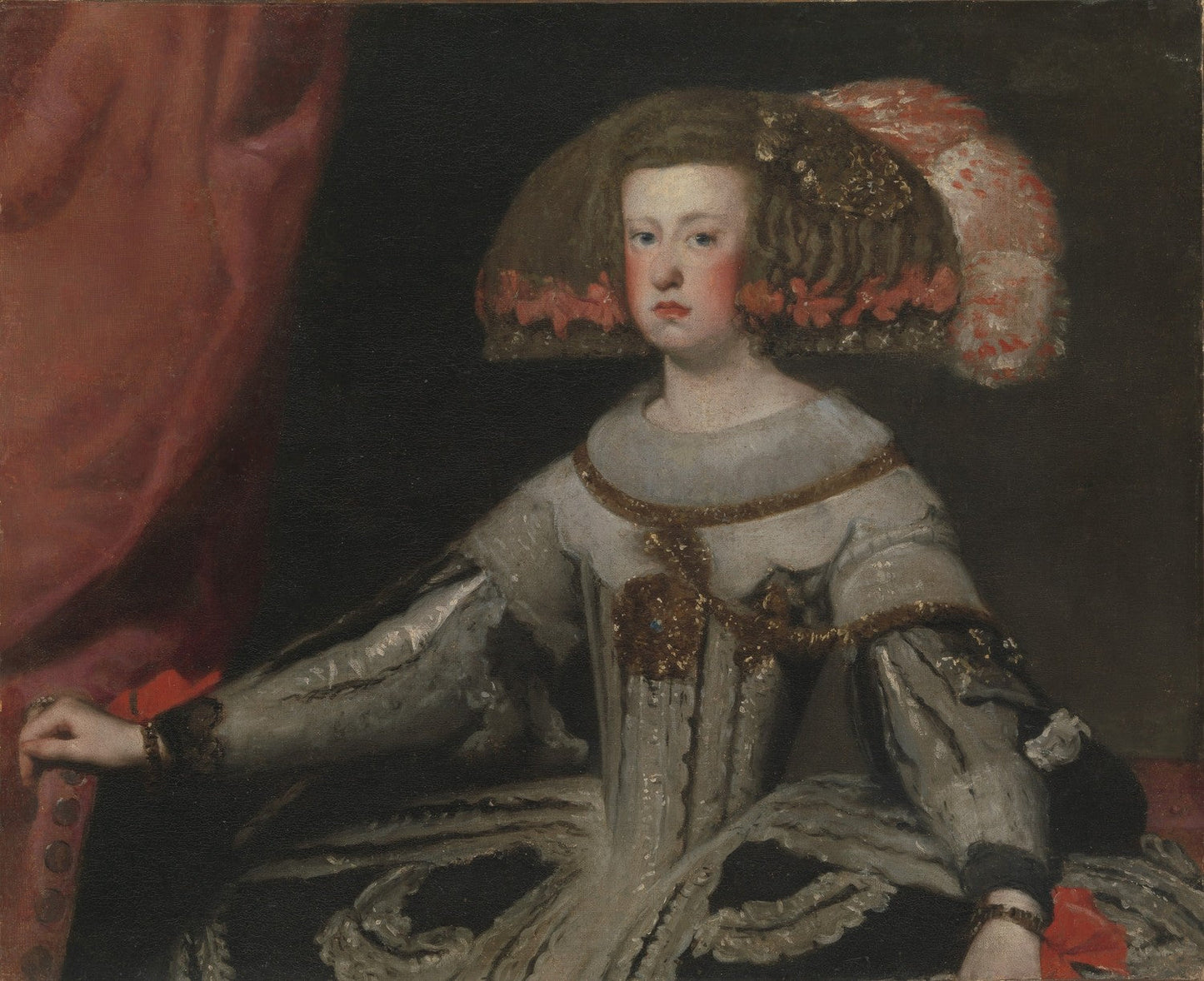 Mariana of Austria (1634–1696), Queen of Spain by Diego Velázquez