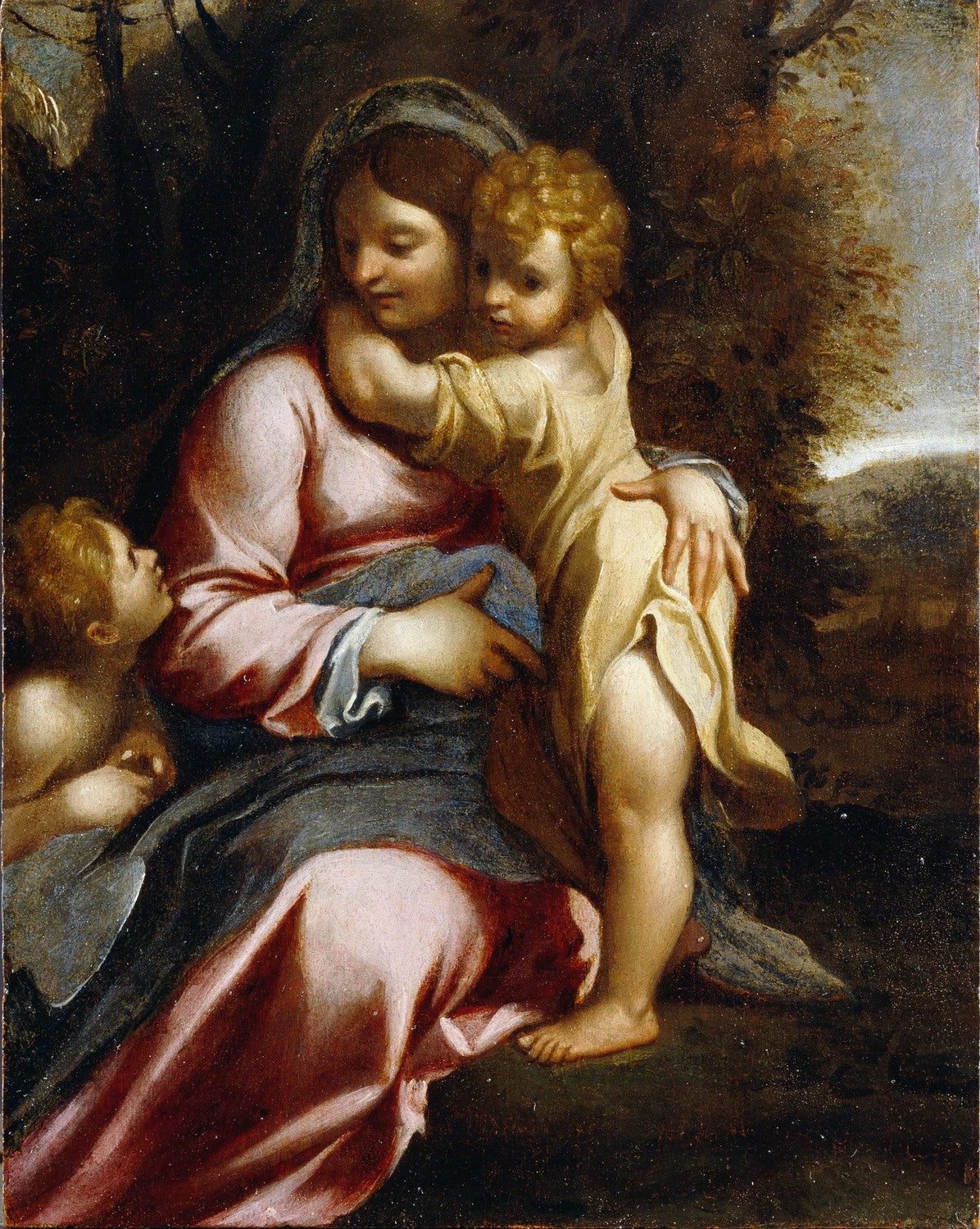 Madonna and Child with St John by Annibale Carracci