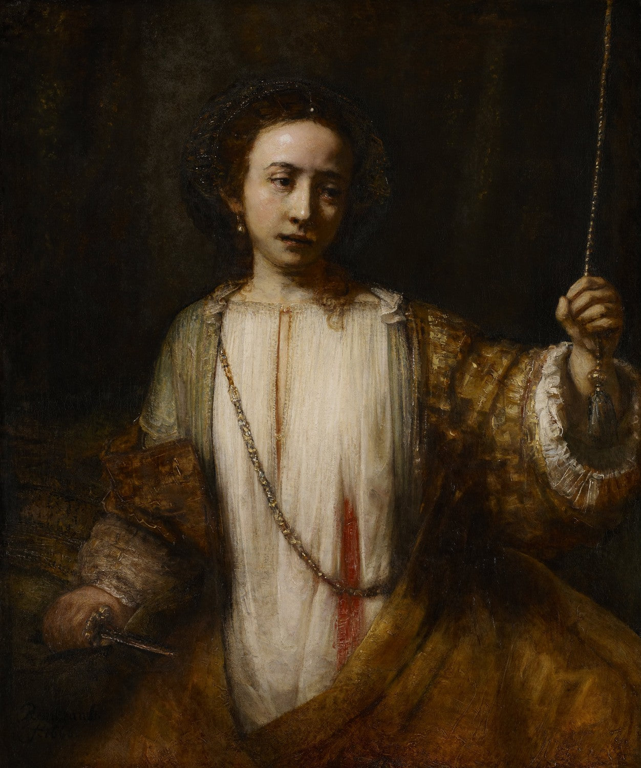 Lucretia by Rembrandt