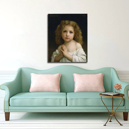 Little Girl - by William-Adolphe Bouguereau