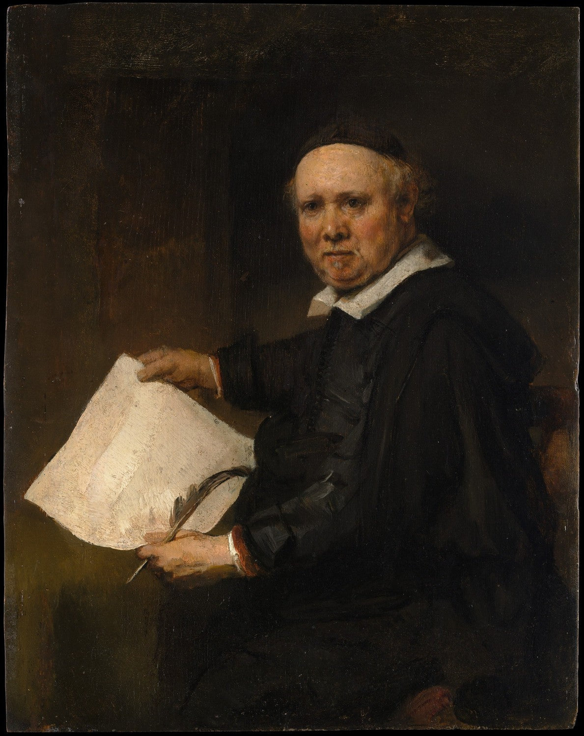 Lieven Willemsz van Coppenol (born about 1599, died 1671 or later) by Rembrandt