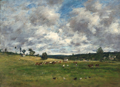 Landscape (Fervaques) by Eugène Boudin