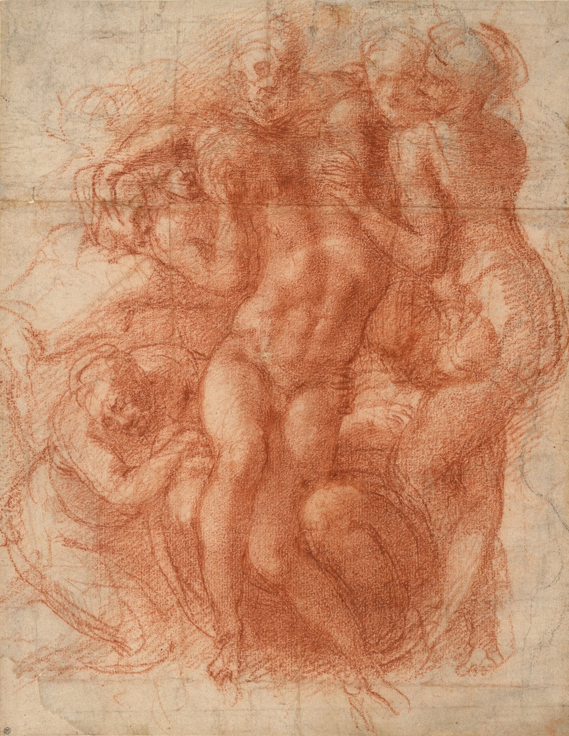 Lamentation (recto), c. 1530 by Michelangelo