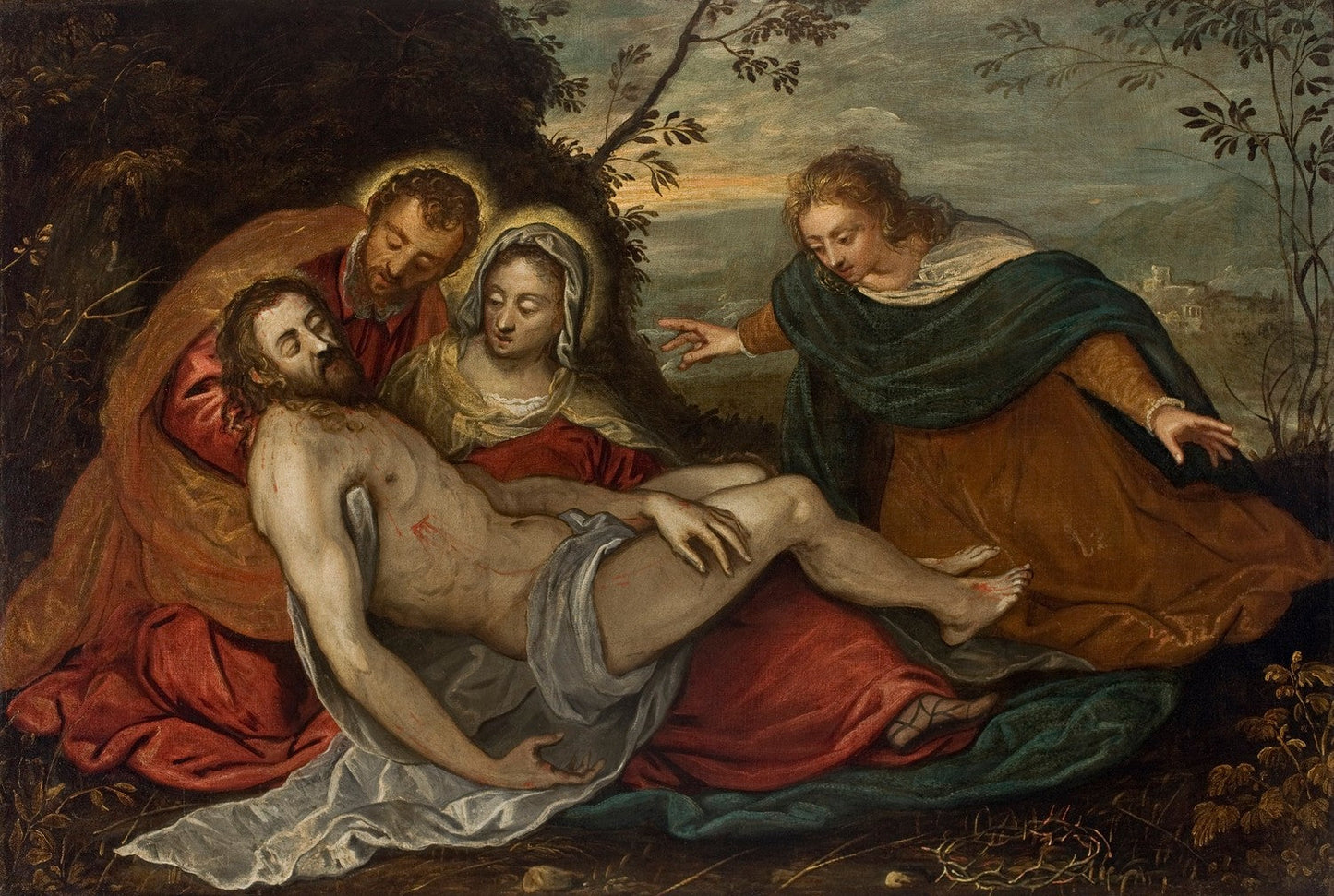 Lamentation over the Dead Christ (or Pietá) by Tintoretto