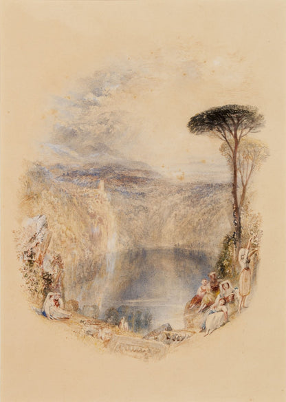 Lake Nemi by J. M. W. Turner