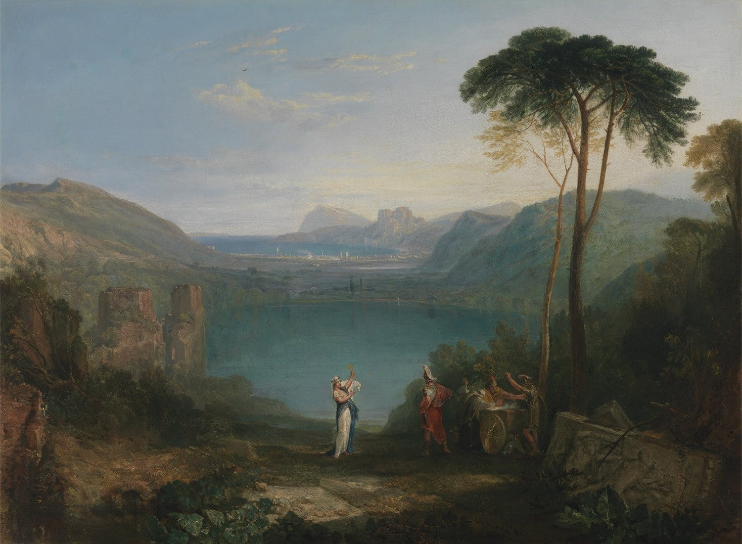 Lake Avernus: Aeneas and the Cumaean Sibyl by J. M. W. Turner