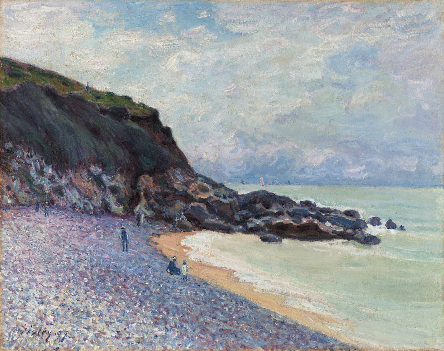 Lady’s Cove, Langland Bay, Wales by Alfred Sisley