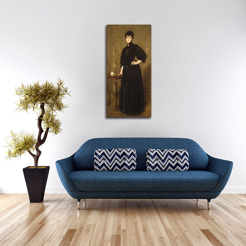 Lady in Black - by William Merritt Chase