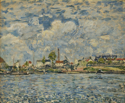 La Seine au point du jour by Alfred Sisley