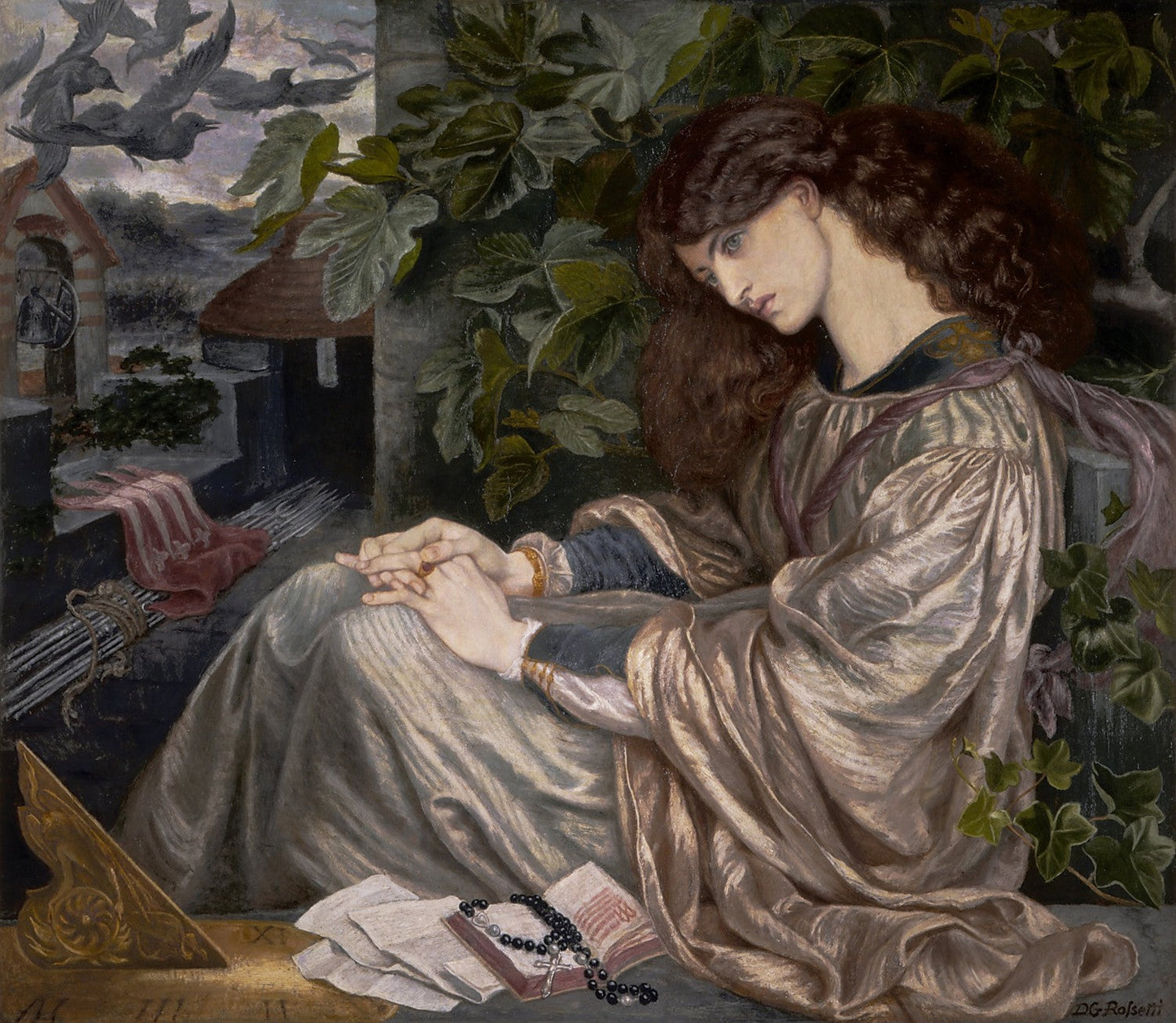 La Pia de' Tolomei by Dante Gabriel Rossetti