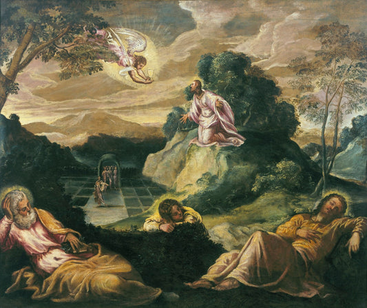 La oración en el Huerto de Getsemaní by Tintoretto