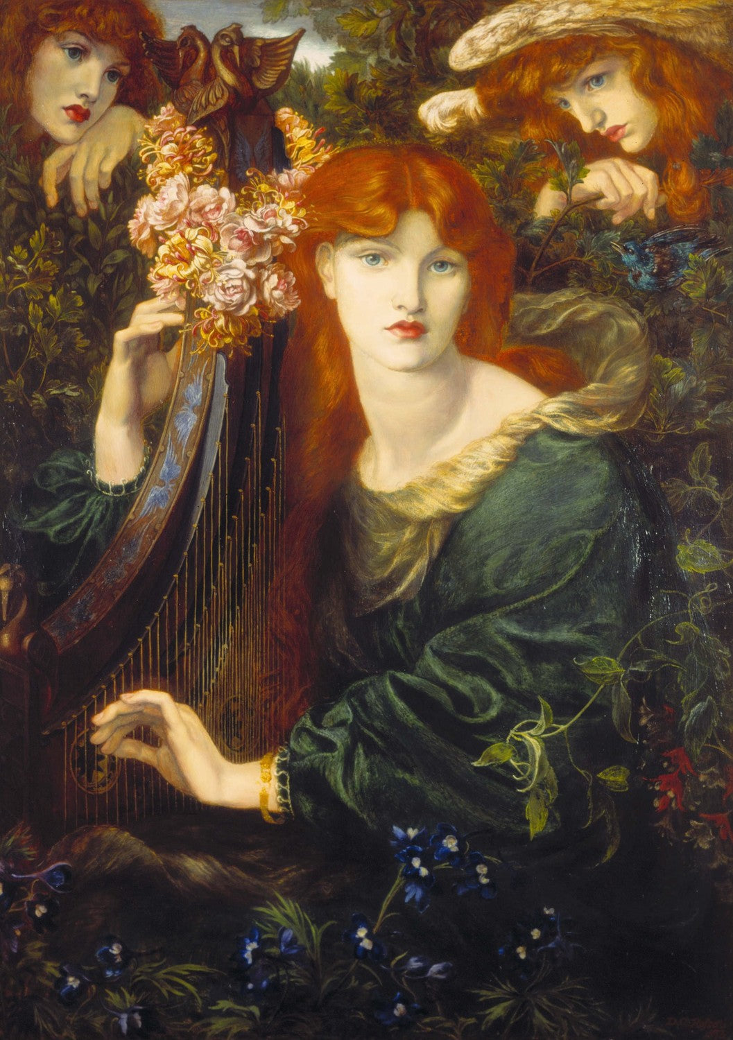 La Ghirlandata by Dante Gabriel Rossetti