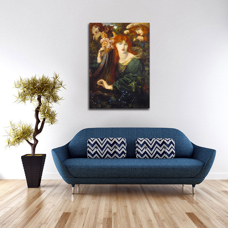 La Ghirlandata - by Dante Gabriel Rossetti