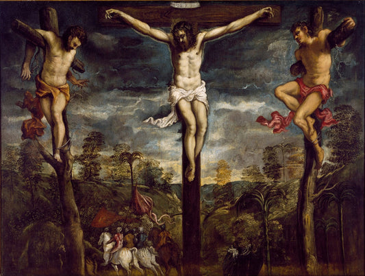 La Crucifixión by Tintoretto