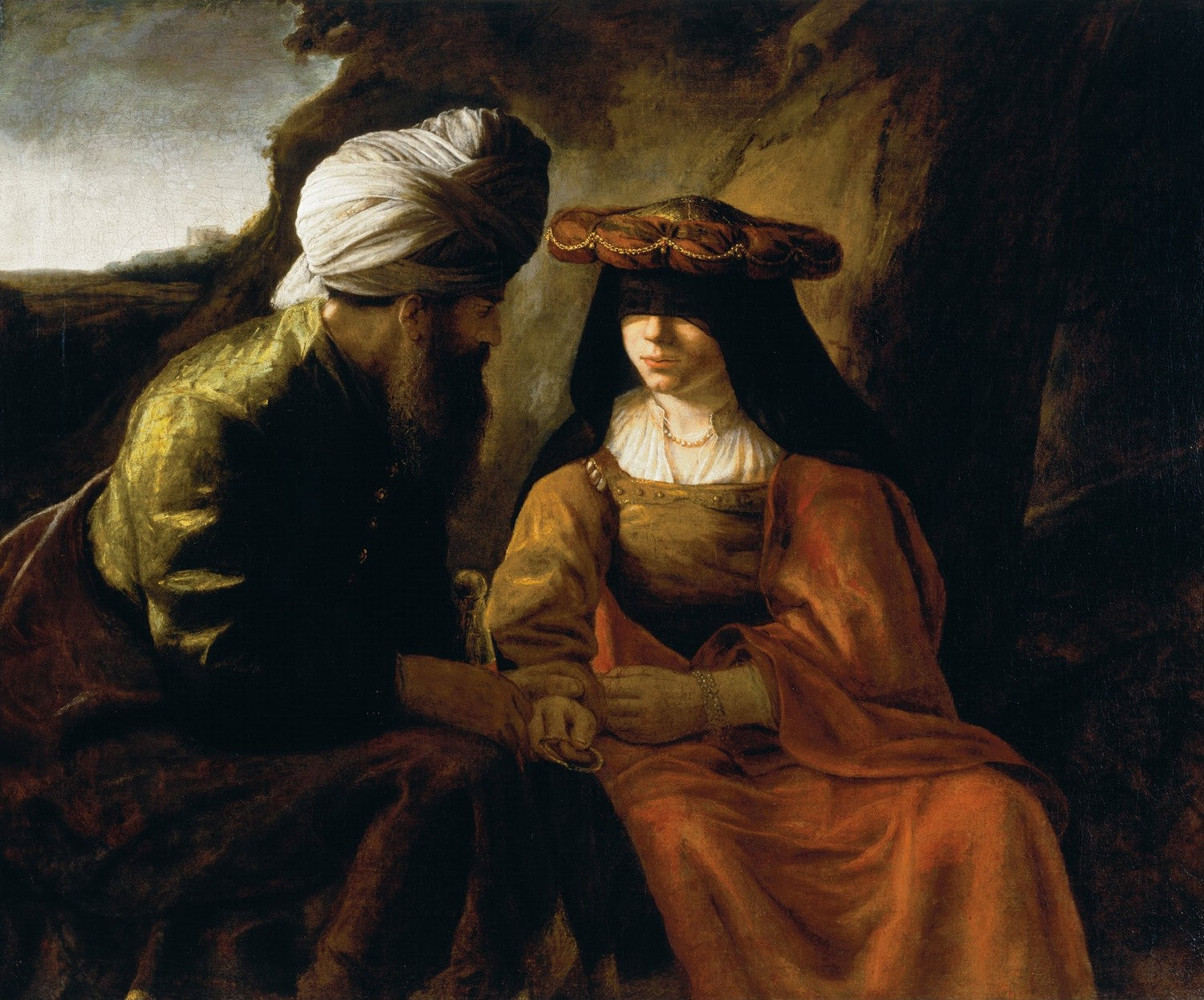 Judah and Tamar by Rembrandt