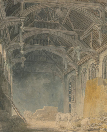 Interior of St. John's Palace, Eltham by J. M. W. Turner