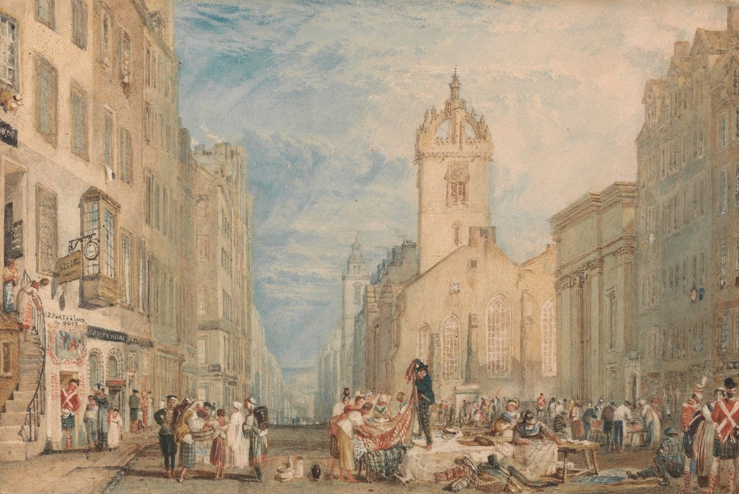 High Street, Edinburgh by J. M. W. Turner