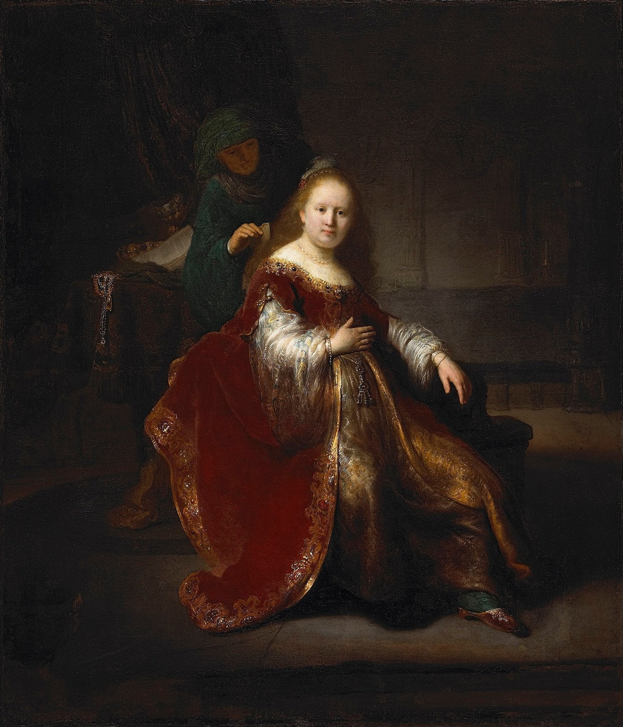 Heroine from the Old Testament by Rembrandt