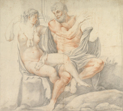 Hercules and Omphale by Annibale Carracci