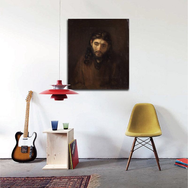 Head of Christ - by Rembrandt