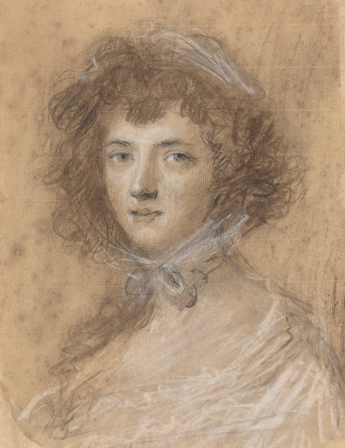 Head and Bust of a Woman by Joshua Reynolds