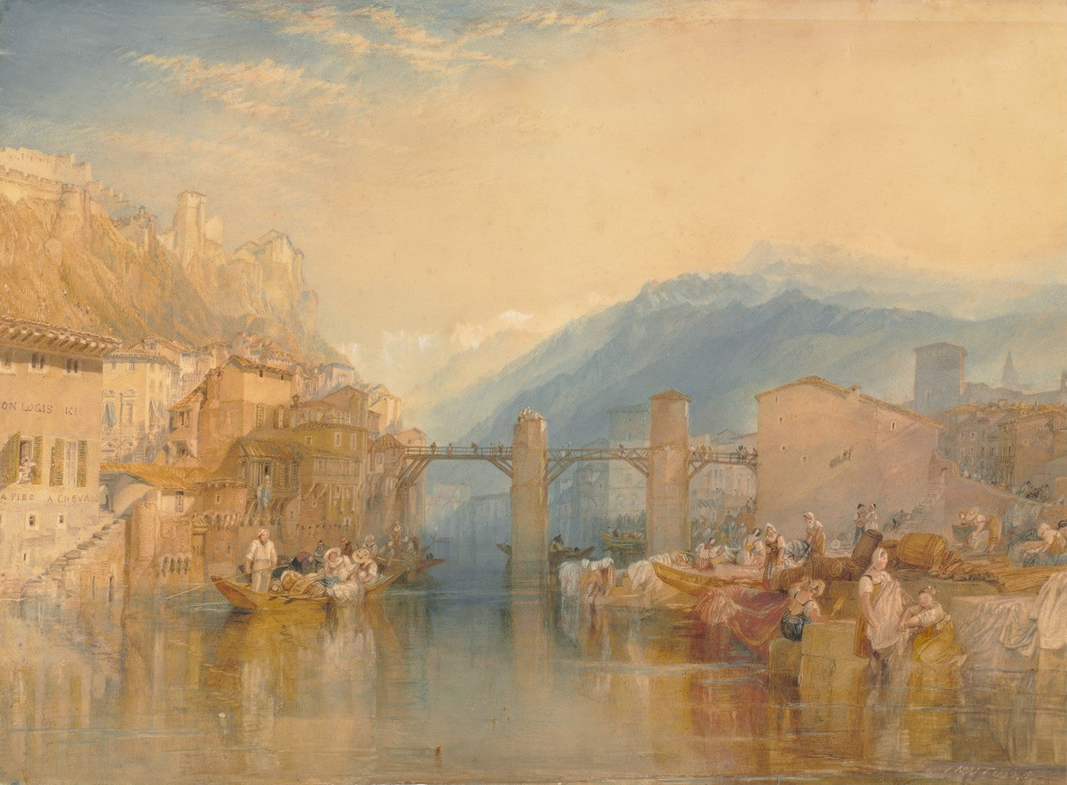 Grenoble Bridge by J. M. W. Turner