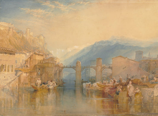 Grenoble Bridge by J. M. W. Turner