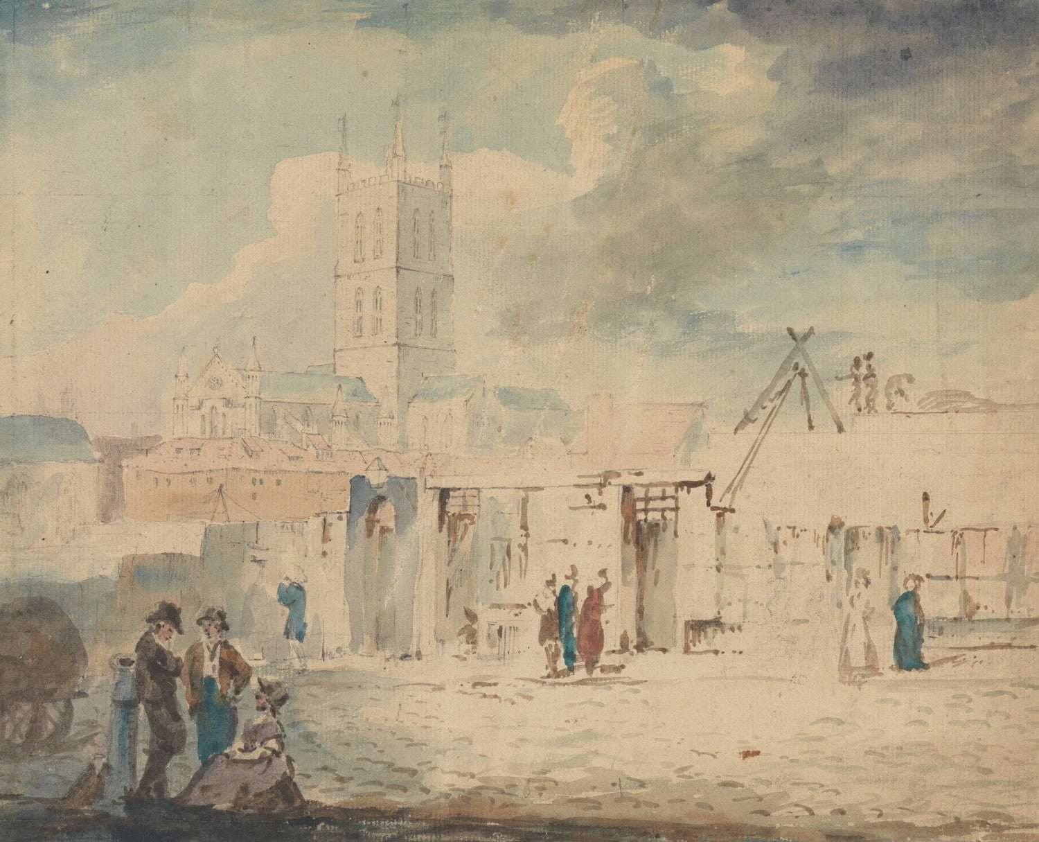 Gloucester Cathedral by J. M. W. Turner