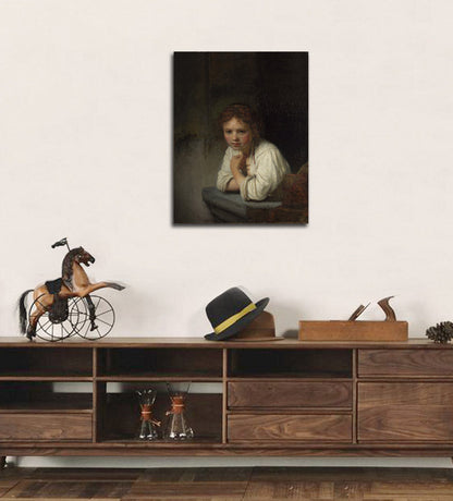 Girl at a Window - by Rembrandt