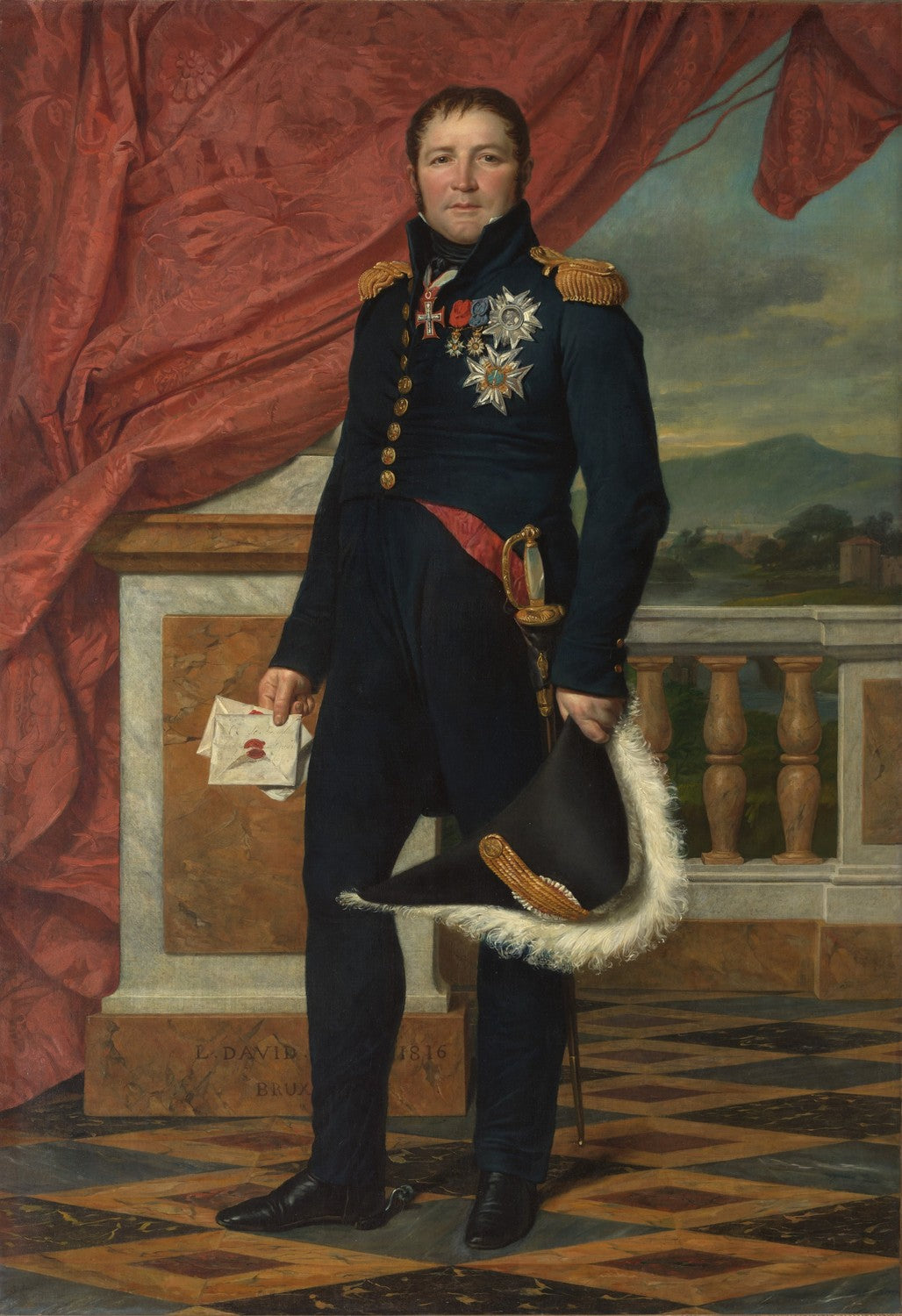 General Étienne-Maurice Gérard (1773–1852) by Jacques-Louis David