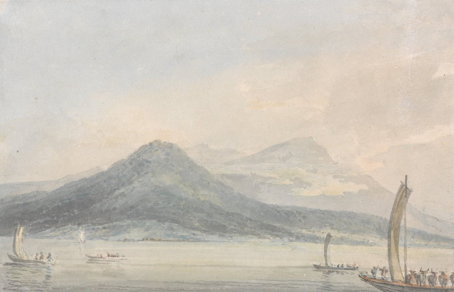 From the Isola Borromena, Lago Maggiore by J. M. W. Turner