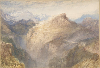 Fort of L'Essillon, Val de la Maurienne, France by J. M. W. Turner