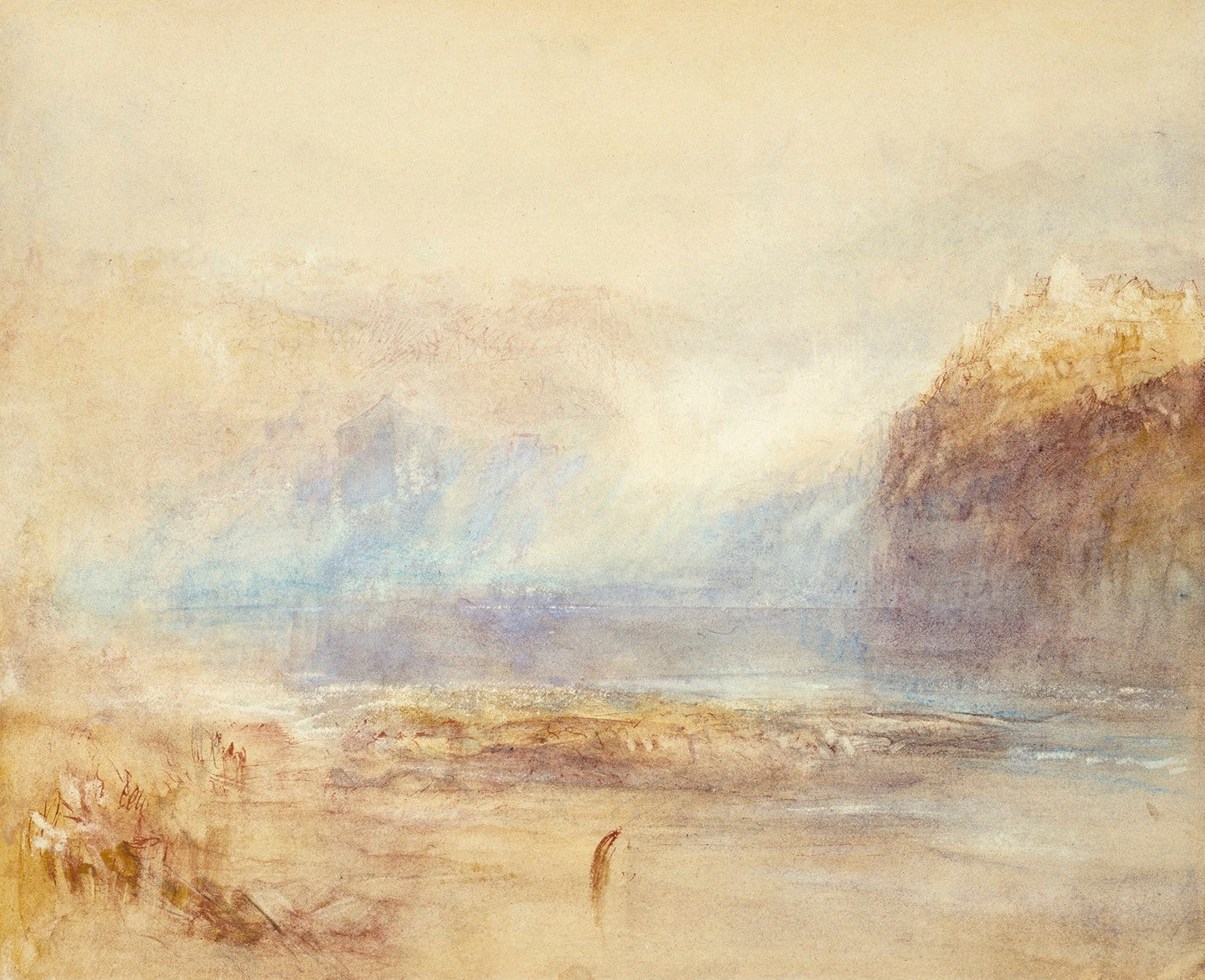 Falls of the Rhine at Schaffhausen - Distant View by J. M. W. Turner