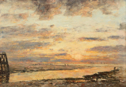 Environs of Trouville by Eugène Boudin