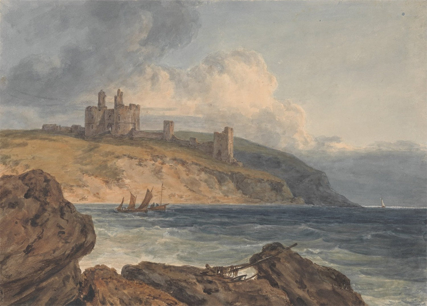 Dustanborough Castle by J. M. W. Turner