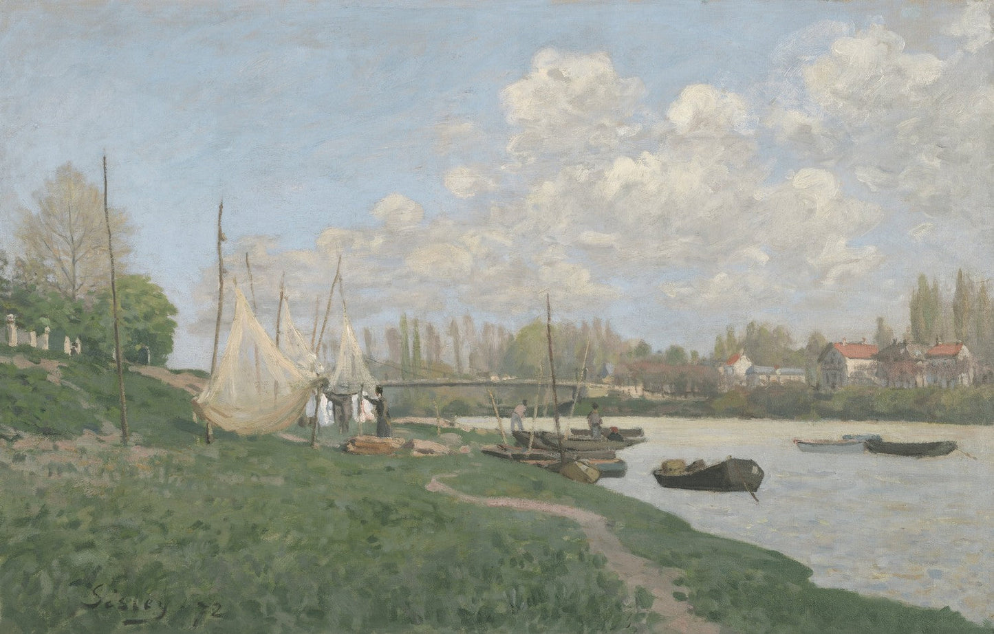 Drying Nets by Alfred Sisley