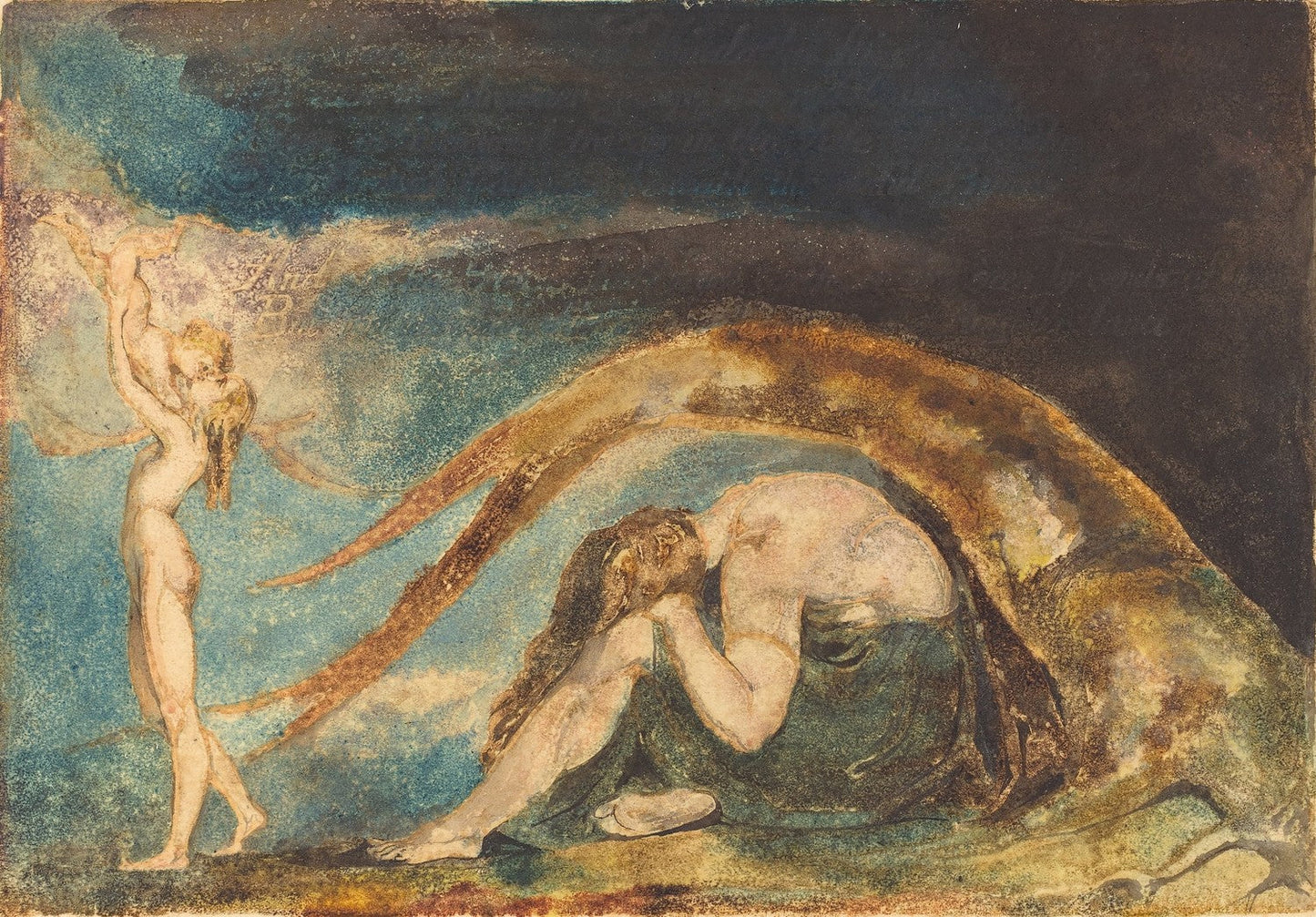 Dream of Thiralatha [from "America," cancelled plate d] by William Blake