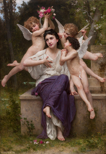 Dream of Spring (Rêve de printemps) by William-Adolphe Bouguereau