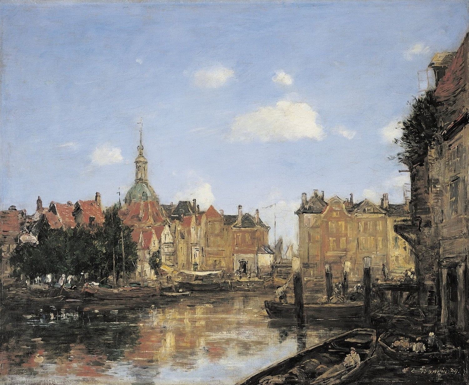 Dodrecht by Eugène Boudin