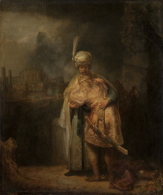 David and Jonathan by Rembrandt