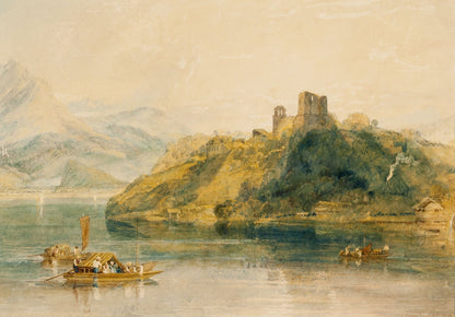 Château de Rinkenberg, on the Lac de Brienz, Switzerland by J. M. W. Turner