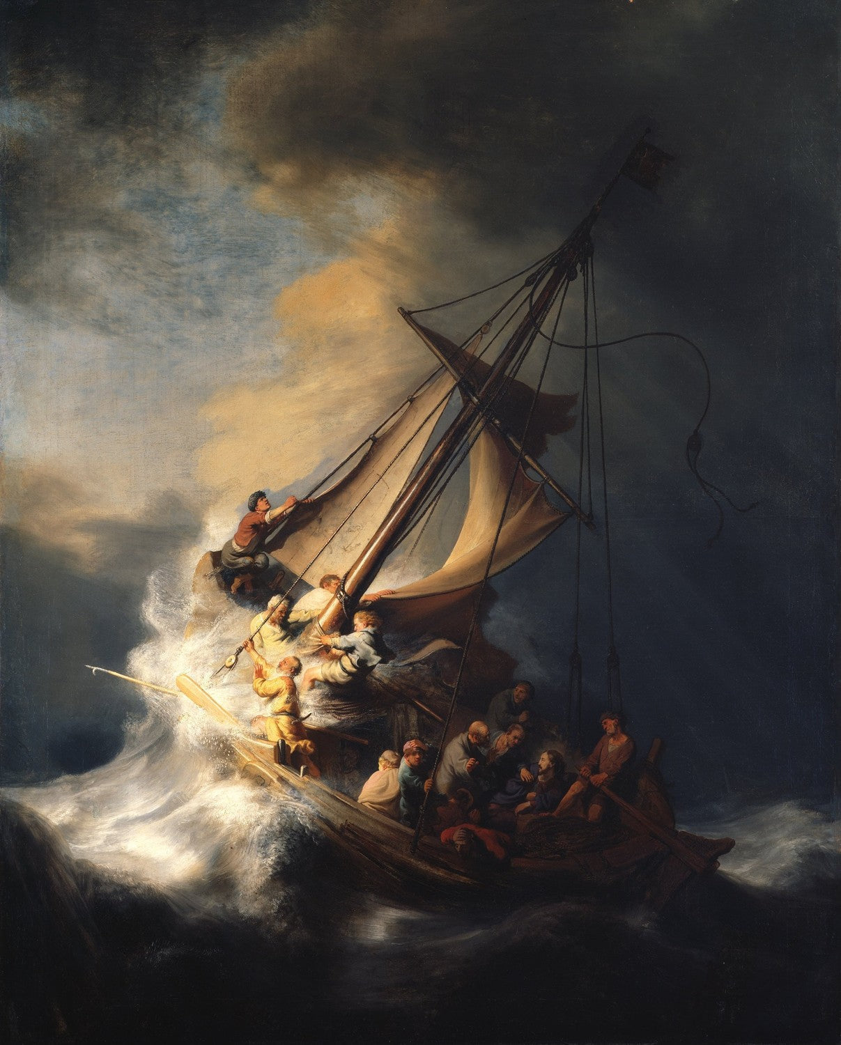 Christ in the Storm on the Sea of Galilee by Rembrandt