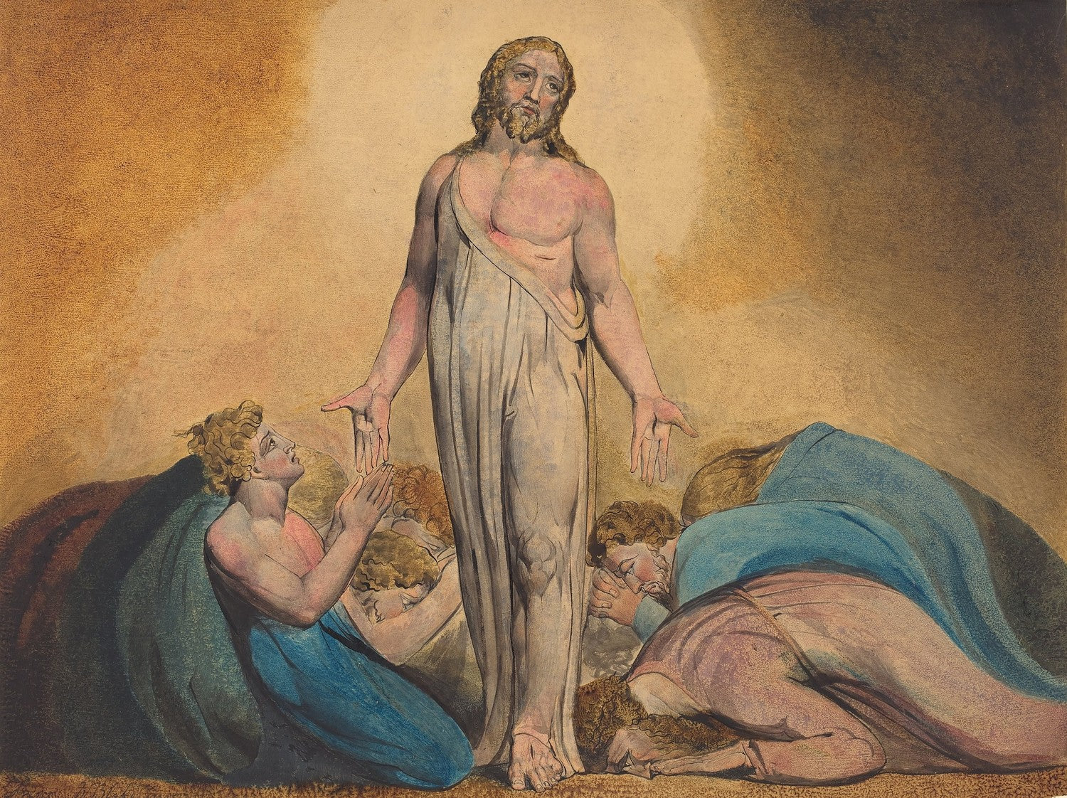 Christ Appearing to His Disciples After the Resurrection by William Blake