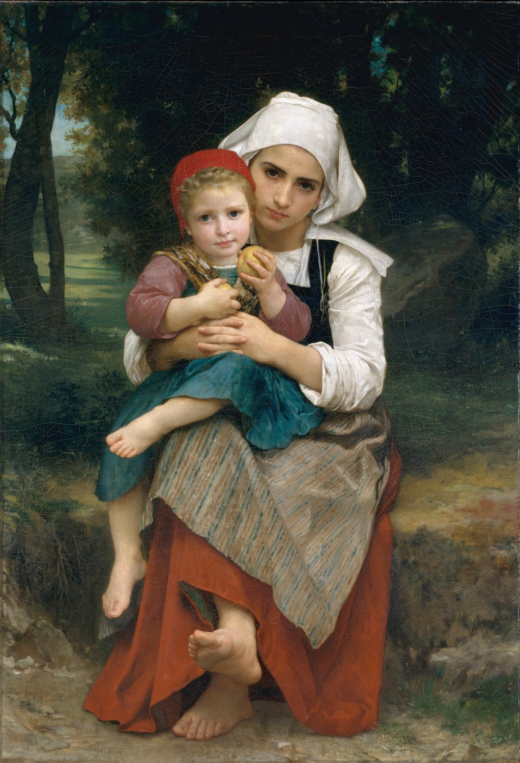 Breton Brother and Sister by William-Adolphe Bouguereau