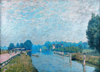 Bords de rivière (Orillas del río) (La Tamise à Hampton Court, premiers jours d'octobre) by Alfred Sisley