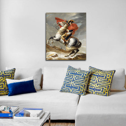 Bonaparte Crossing the Grand Saint-Bernard Pass by Jacques-Louis David