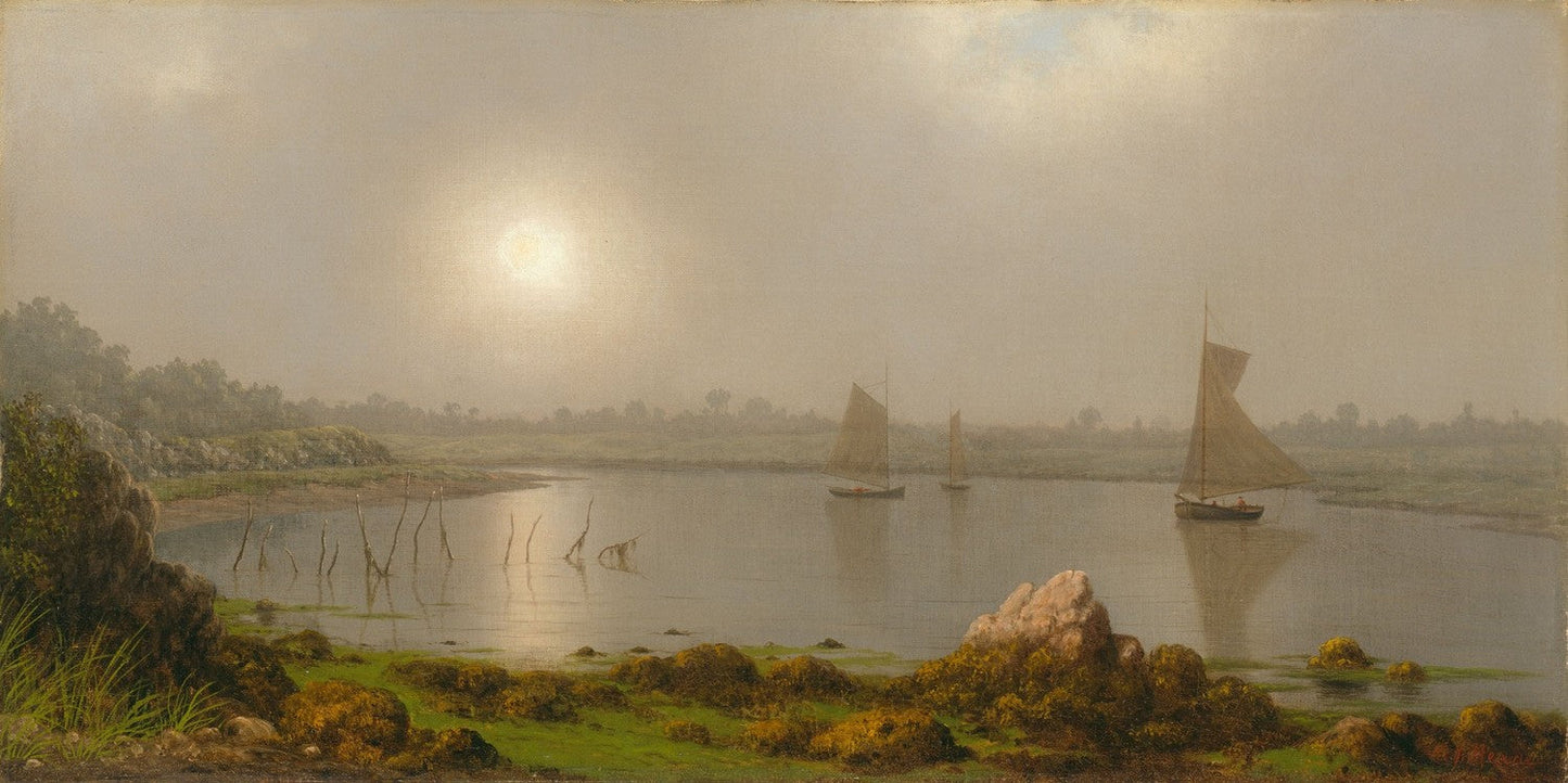 York Harbor, Coast of Maine by Martin Johnson Heade